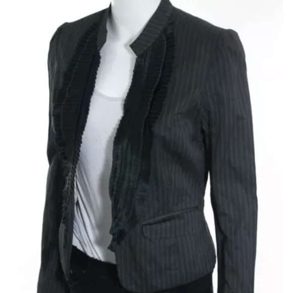 CONVERSE JOHN VARVATOS RUFFLE DETAIL JACKET SZ S - Picture 2 of 8